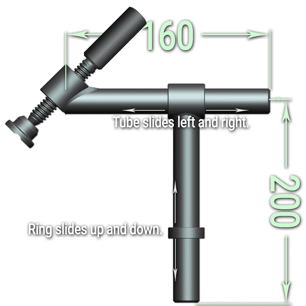 Welding Tables Australia 45° Handle Clamp | K16