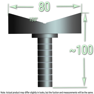 L – 130° V-Adjust Support | K16