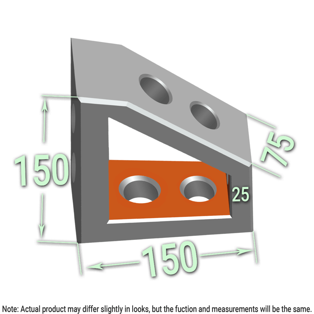 Welding Tables Australia 45° Angled Block | K28