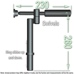 Vertical Handle Swivel Clamp | K28