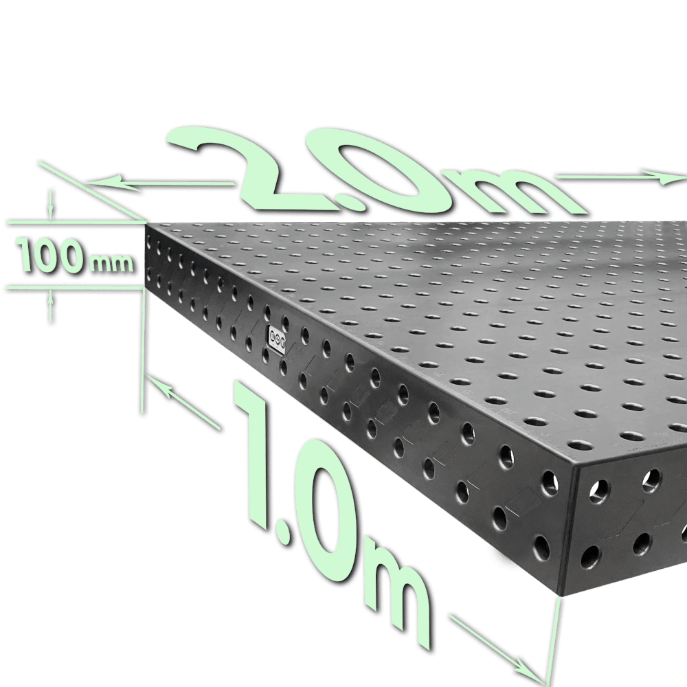 Welding Tables Australia K16 Series Top - 2.0m x 1.0m