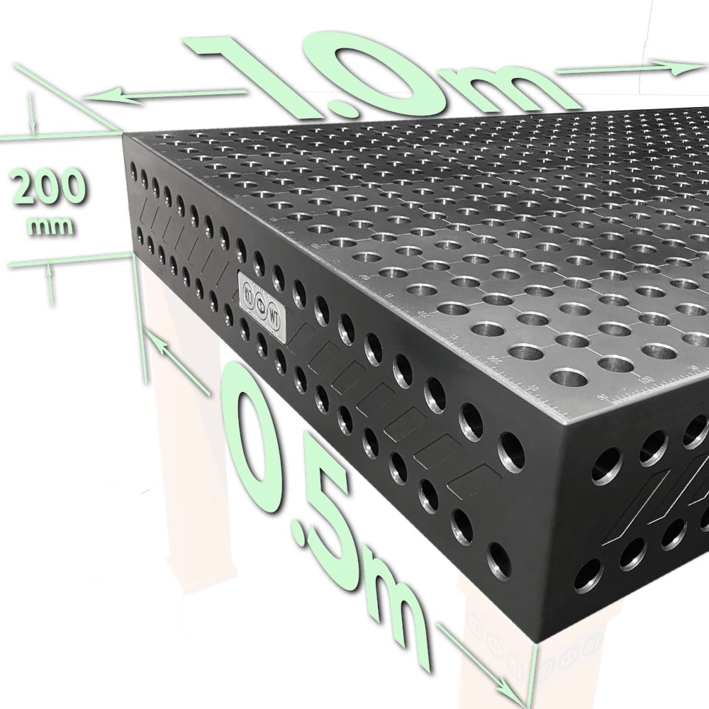 Welding Tables Australia K28 Series Top - 1.0m x 0.5m