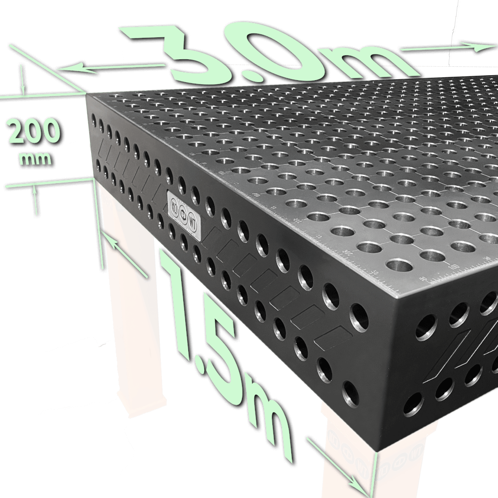 Welding Tables Australia K28 Series Top - 3.0m x 1.5m