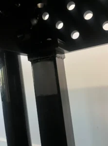 how to attach welding table legs 2